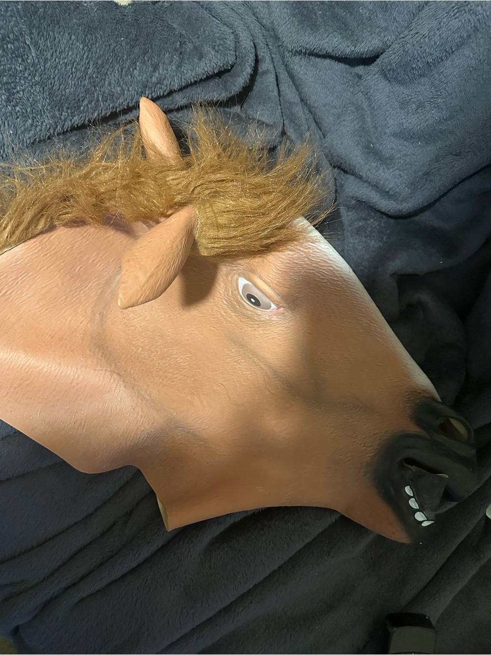 Brown Horse Head Decorative Mask - Home Accents